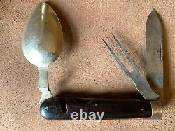 New York knife company civil war Knife fork spoon. Hobo
