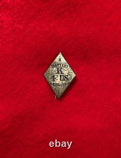 Non Dug Civil War Veteran 3rd Corps Badge 4th US Artillery ID Insignia Relic NY