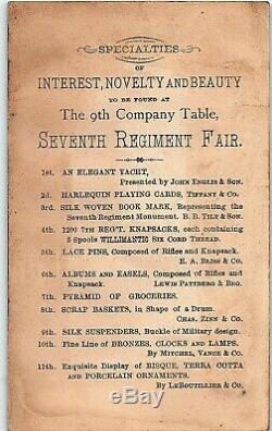 Nov. 17 1879 Pres. Hayes Seventh Regiment Fair Armory Civil War NY P147
