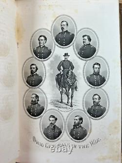 Ohio in the War Her Statesmen Her Generals and Soldiers 1868 W. Reid Civil War