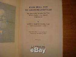 Old FROM BULL RUN TO CHANCELLORSVILLE Civil War SIGNED 16TH NEW YORK INFANTRY ++