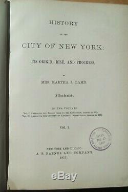 Old NEW YORK CITY 1877 Origins Rise Progress REVOLUTIONARY CIVIL WAR Indians