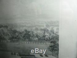 Orig. 1864 Civil War Camp Bates, 3rd NY Volunteer Calvary Print by Combe