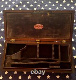 Original CIVIL War Tiemann Company Ny Amputation Surgical Wood Case Box Medical