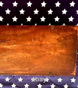 Original CIVIL War Tiemann Company Ny Amputation Surgical Wood Case Box Medical