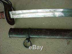 Original Civil War Cavalry Sword Tiffany & Co New York Wrist Breaker Luneschloss