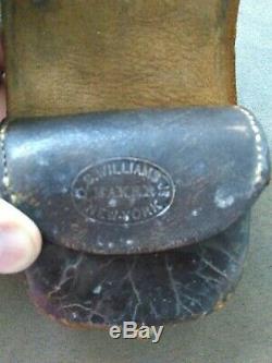 Original Civil War Era Federal Percussion Cap Box S Williams Maker New York