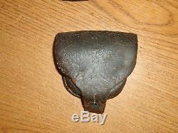 Original Civil War US Army Leather Cap Pouch Marked C. S. Storms N. Y
