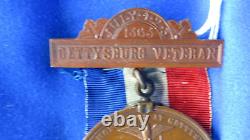 Original Gettysburg Veteran Medal-commemrates New York State Monument-july 1893