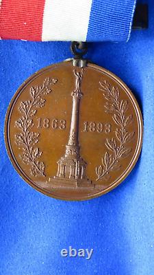 Original Gettysburg Veteran Medal-commemrates New York State Monument-july 1893