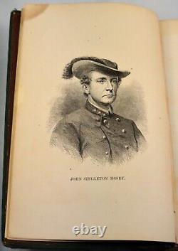 PARTISAN LIFE WITH COL. JOHN S. MOSBY 1867 Civil War Confederate