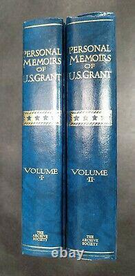 PERSONAL MEMOIRS OF U. S. GRANT 1885-1986 1 & 2 Vol. (The Archive Society 1997)