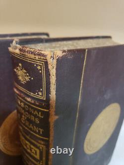 PERSONAL MEMOIRS of ULYSSES GRANT 1st Edition CIVIL WAR History 2V Set 1885