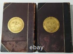 PERSONAL MEMOIRS of ULYSSES S GRANT 1885 1886 Civil War 1st Ed. LEATHER BOOK SET