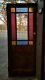 Post-civil-war Queen Anne Stained Glass Door, 1910s Catskill Region Ny Very Nice