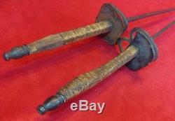 PRE CIVIL WAR 1850-s Set of 2 US Rapier Swords (SOLINGEN, NEW -YORK Blade)
