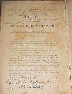 PRE CIVIL WAR 1858 GENERAL REGULATIONS NEW YORK STATE MILITIA 12th REGIMENT