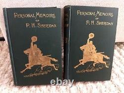 Personal Memoirs Of P. H. Sheridan 2 Vol Set CIVIL War Webster