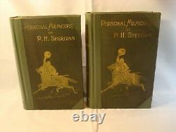 Personal Memoirs Of P. H. Sheridan 2 Vol Set CIVIL War Webster