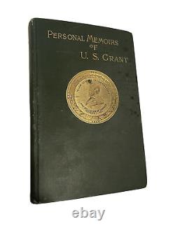 Personal Memoirs Of U. S. Grant 1885 SALESMAN SAMPLE Vol 1 Military Civil War