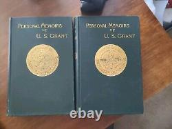 Personal Memoirs of U. S. Grant 1885-86 2 Vols 1st ed