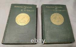 Personal Memoirs of Ulysses S. GRANT 1885 FIRST Edition Civil War Inscribed