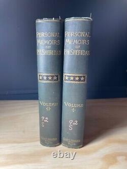 Philip Sheridan 1st Ed 1888 Personal Memoirs of P H Sheridan General US Army