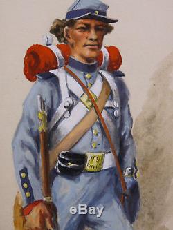 Pierre Rousseau (XIX° XX) US Army 1861 New York State The Civil War Yankee