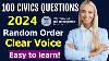 Practice 100 Civics Questions Random For Us Citizenship Interview 2024 2x