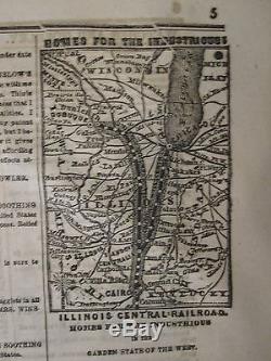 Pre CIVIL War Ny Times March 6 1861 Lincoln Seward Speech Cabinet Confirmations