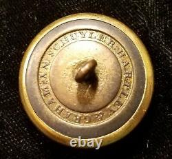 Pre CIVIL War/civil War Era New York State Seal Militia Button Alberts# Ny-25-a