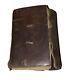 Pre Civil War Family Small Leather Pocket Bible Early 1800s