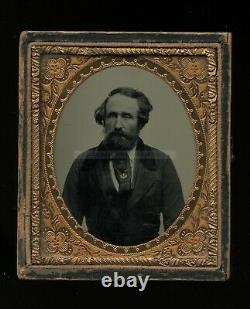 Pre civil war bowery new york bearded man masonic or police female photographer
