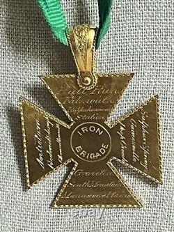 Presentation Gold Civil War Medal 14 NY. S. M & 84th Iron Brigade Henry L Cranford