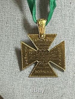 Presentation Gold Civil War Medal 14 NY. S. M & 84th Iron Brigade Henry L Cranford