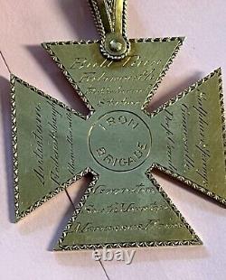 Presentation Gold Civil War Medal 14 NY. S. M & 84th Iron Brigade Henry L Cranford