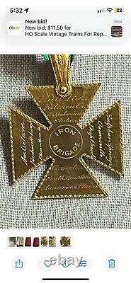 Presentation Gold Civil War Medal 14 NY. S. M & 84th Iron Brigade Henry L Cranford