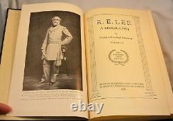 R. E. LEE A Biography in Four Volumes 1936 Civil War Pulitzer Prize Edition