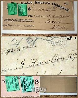 RARE Collection of 12 WAY BILLS 1848-59 mainly from NEW YORK Civil War era STAGE