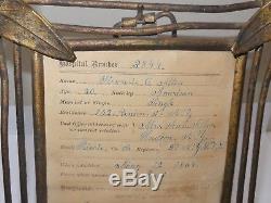 RARE Estate Found Civil War Soldier Tintypes and Hospital ID Record NY Co. B