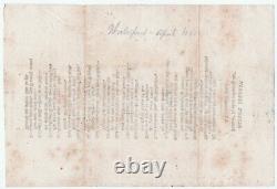 RARE Music / Song Leaflet Flyer SATAN'S LULLABY 1860 Civil War Waterport NY