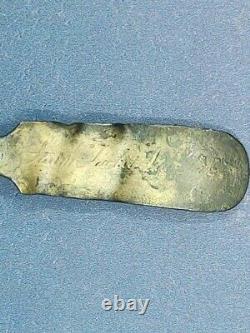 RARE Silver Spoon from Treasure Ship S. S. New York 1846 Shipwreck with signed COA
