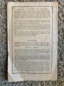 Rare 1861 Civil War Era American Missionary Anti-Slavery Abolitionist Magazine