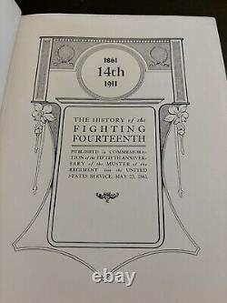 Rare 1st Ed THE HISTORY of the FIGHTING FOURTEENTH (New York) Civil War Book