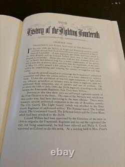 Rare 1st Ed THE HISTORY of the FIGHTING FOURTEENTH (New York) Civil War Book