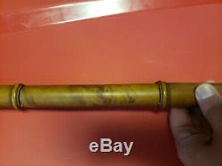 Rare Antique Edward E. Baack New York Civil War Era Boxwood Flute Circa 1860's