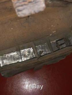 Rare CIVIL War Union Ammunition Cartridge Box New York Ny Maker Marks