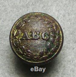 Rare Civil War Relic Albany Burgess Corps N. Y. Dug in Virginia Cuff-Size Button