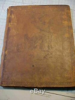 Rare Pre CIVIL War 1827 / 1841 27th Regiment Ny Bylaw / Roster / Signatures Book