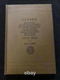 Record of Service MI Vol Civil War Michigan Merrill Horse IL NY OH Misc US Navy